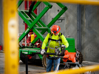S.A. Comunale Engineer working on-site